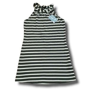 Market & Spruce Lara‎ Knit Halter Striped Dress Size Medium NEW